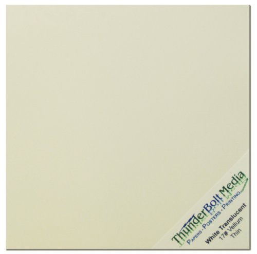 White Transulcent Vellum Paper 150 Sheets Scrapbook 