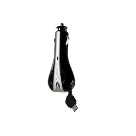 Cellular Line - Chargeur auto � c�ble enroulable micro USB