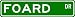 FOARD Street Sign ~ Personalized Family Lastname Sign ~ Gameroom, Basement, Garage Sign ** ALUMINUM