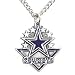 Dallas Cowboys Chain Necklace & Pewter Pendant - NFL Football Fan Shop Sports Team Merchandise
