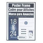 Coloredge Poster Frame, Plexiglas Window, Clear Face Black Border, 18 x 24 by Office Furniture