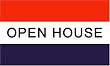 Open House Message Flag: 3x5foot Poly