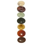 Chakra Set 05 Quartz Amethyst Aquamarine Moss Agate Citrine Oval