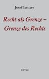 Produkt-Bild: Recht als Grenze - Grenze des Rechts