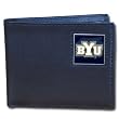 Brigham Young Cougars Leather Bifold Wallet - NCAA College Athletics Fan Shop Sports Team Merchandise