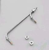 Mr. Gasket 1552 Chrome Gas Line Kit for Holley 4-barrel carburetor
