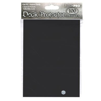 Ultra Pro Black Deck Protectors 100 Sleeves