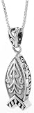 Sterling Silver Christian Fish shaped Prayer Box