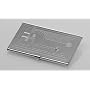 FRANK LLOYD WRIGHT Architect Designed HOLLYHOCK Silver BUSINESS CARD CASE