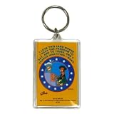 Simpsons Apu Love This Land Keychain