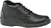 Aetrex Men's Ambulator Biomechanical Boot Orthotic Shoes,Black Smooth Leather,10 W