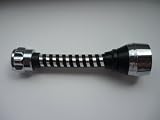 Perlator / Wasserhahn-Aufsatz mit Schlauch und 2 Funktionen 14 cm lang