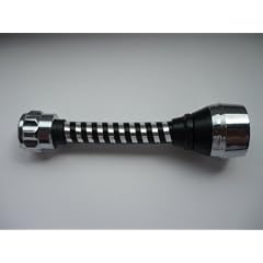 Perlator / Wasserhahn-Aufsatz mit Schlauch und 2 Funktionen 14 cm lang