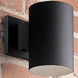 Progress Lanterns/Wall Mounted Entrance Cylinders & Squares Black