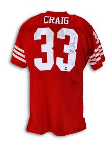 Roger Craig Signed San Francisco 49ers Jersey - 3X SB Champs