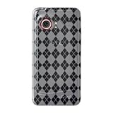 GTMax Clear Plaid Checker Gel Skin Cover Case for Verizon HTC Droid Incredi ....
