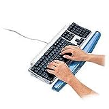 Fellowes91137GelWristRest-Crystals,Blue