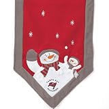 Tampa Bay Buccaneers 72"x15" Snowman Table Runner Plush
