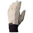 Mens Large Stanley Hand Helpers Dotted Canvas Gloves - 6 Pairs