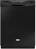 Whirlpool : GU2300XTVB 24 Full Console Dishwasher with 6 Automatic Cycles Black