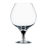 Orrefors Intermezzo Black Brandy Glass