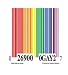 Gay Pride Rainbow Barcode - Sticker / Decal