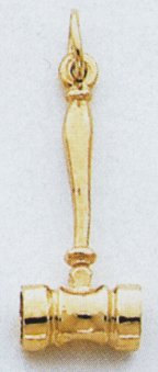 Childrens Toyshop  Jewelry : Gavel Charm - A1176L