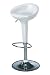 Kitchen & Housewares : Bombo Style Contemporary Bar Stool - White