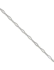 14k Gold White Gold Diamond Bracelet