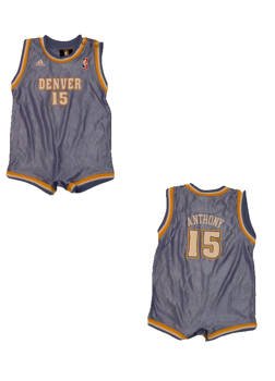 Denver Nuggets Carmello Anthony Infant Replica Onesie Jersey