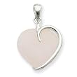 Sterling Silver Rose Quartz Pendant