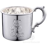 Empire Sterling Silver Teddy Bear Baby Cup
