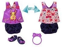Arroweye Baby Alive Sweet and Sassy Reversible Bloomer Set, Medium by Arroweye