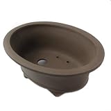 31GJkkonsPL. SL160  Happy Bonsai Handcrafted Oval Zisha Pot 2.8 Height