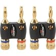 Monster Home Theater Dual Banana Speaker Cable Adapters MKII - 2 pr. Dual Banana Adapters