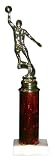 Sporting Goods : 12' Basketball Trophies Male (Red Column)