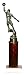 Sporting Goods : 10" Basketball Trophies Male (Red Column)