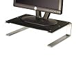 Redmond Monitor Stand, 14-5/8w x 11d x 4-1/4h, Black/Gray/Silver
