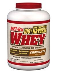 100% Natural Whey 5lb- chocolate by Met-RX