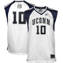 Connecticut Huskies (UConn) #10 White Courtside Basketball Jersey