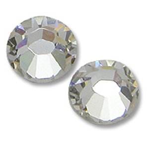 100x SWAROVSKI KLAR KRISTALLSTEINE FOILED FLACHER RUECKEN SCHTRASS 2058 GROESSE 7 im Preisvergleich 