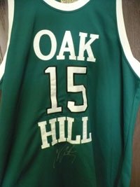 Anthony, Carmelo Autographed/Hand Signed Oak Hills Hardwood Legends Jersey