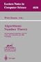 Algorithmic Number Theory: 4th International Symposium, ANTS-IV Leiden, The Netherlands, July 2-7, 2000 Proceedings (Lecture Notes in Computer Science)