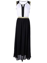 Keyhole Sleeveless Metallic  Dress