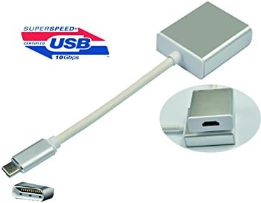 USB 3.1 Type C to HDMI Adapter,Type C to HDMI female 4K HDTV Adapter for Apple New MacBook 12 inch