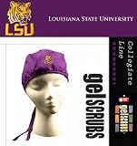 Louisiana State (LSU) Tigers Scrub Style Cap from GelScrubs (with Tiger Logo)