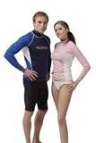 Anti-UV Rash Guard LS Pink/White Ladies-XL