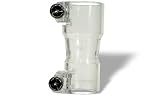 32 Degrees Paintball Straight Powerfeed 7/8 Clear Elbow