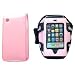 Two Pink Cases for Apple iphone 4 - Sports/Gym Armband Case Cover & Leather Flip Skin Case