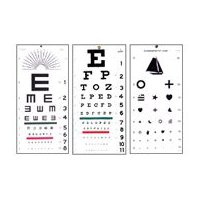 Graham Field Kindergarten Plastic Eye Chart 22 x 11